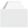 vidaXL Stojan na monitor biely 100x24x16 cm Materiál na Náhľad obrázku produktu 5