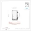 PLATINUX Bierseidel mit Henkel aus Glas Set 6-Teilig 300ml Produktbild-Vorschau 4