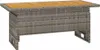 vidaXL Záhradný stôl Grey 100x50x43/63 cm Akáciové drevo a Náhľad obrázku produktu 1