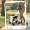 PawHut Hundewagen Hundebuggy klappbar für Hunde & Katzen Produktbild-Vorschau 3