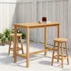 vidaXL Tavolo da bar in teak massiccio naturale 110 x 60 x Anteprima dell’immagine prodotto 2