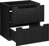 Waschtischunterschrank 60cm Riva mit 2 Schubladen, Schwarz Produktbild-Vorschau 2