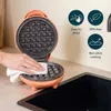 Bestron Mini-Waffeleisen für klassische Waffeln 10cm, Produktbild-Vorschau 9