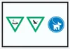 Brut- und Rastgebiet Hund anleinen Symbol Schild A1 Produktbild-Vorschau 1