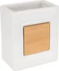 Elegantes Badezimmer-Set aus Dolomit und Bambus Produktbild-Vorschau 6