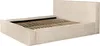 FEDVE Polsterbett MUMMO aus Velours 180x200 cm, Creme Produktbild-Vorschau 5
