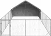 vidaXL Chenil d'extérieur avec enclos 7x3x1,9 m Acier Voir les images du produit 3