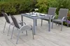 Merxx Gartenmöbel Set Amalfi taupe 5tlg., 4 Stapelsessel, 1 Produktbild-Vorschau 2