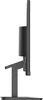 Side view of a black computer monitor on a stand against a white background. Podgląd zdjęcia produktu