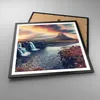 Gerahmtes Poster - Schwarzer Rahmen - Wasserfall Himmel Produktbild-Vorschau 3