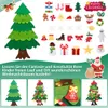 Peviasot Filz Weihnachtsbaum DIY für Kinder Dekoration Set Produktbild-Vorschau 4