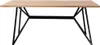 Hudson Baumkantentisch "live edge", 175x90 cm, Eisengestell Produktbild-Vorschau 1