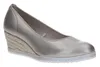 Tamaris Damen Pumps Lack Metallic Keilabsatz Bastoptik Produktbild-Vorschau 8