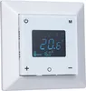 A white thermostat with a digital display is shown against a white background. Produktbild-Vorschau