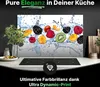 Spritzschutz Küchenrückwand Glas 125 x 50 cm Buntes Produktbild-Vorschau 1