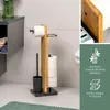 eluno Garniture de WC sur pied 4en1, brosse de WC, Voir les images du produit 4