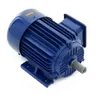 A blue electric motor is shown against a white background. Voir les images du produit