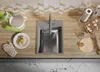 PRIMAGRAN Granitspüle Grau 38x50cm, Spülbecken 1 Becken + Produktbild-Vorschau 7