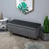 HOMCOM Lavica Elegantná čalúnená lavica s úložným Náhľad obrázku produktu 2