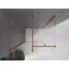 Mexen Velar Duschabtrennung 110x85cm Transparent, Roségold, Produktbild-Vorschau 4