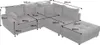 riess-ambiente Modernes Ecksofa KENT 220cm grün Cord inkl. Produktbild-Vorschau 2