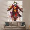 Joker in dramatischer Pop Art Leinwandbild Wandbild Produktbild-Vorschau 3