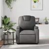 vidaXL Fotel Relax szary imitacja skóry Podgląd zdjęcia produktu 3