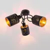 Deckenleuchte, Nachbildung Stanzungen, schwarz-gold, 40 cm, Produktbild-Vorschau 6