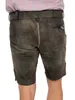 MADDOX Kurze Lederhose "Ammersee" mit Gürtel | Antik Smoke Produktbild-Vorschau 11