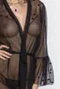 Passion Lovelia Peignoir - Black L/Xl Produktbild-Vorschau 10