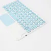 INF Bluetooth Tastatur mit runden Tasten und Touchpad - Für Produktbild-Vorschau 1