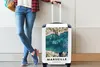 MuchoWow® MuchoWow® Koffer Handgepäck Trolley Rollkoffer Produktbild-Vorschau 5