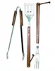 Grillbesteck Set Mit Grillzange Grillgabel Grillwender Produktbild-Vorschau 1