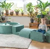 KiddyMoon dětské hřiště sametová pěna se sametovým kulatým Náhled obrázku produktu 4