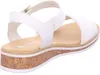 Rieker Damen Keil-Sandaletten Weiß Voir les images du produit 20