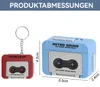 Mini Kassettenrecorder Schlüsselanhänger 2er Set – Retro Produktbild-Vorschau 7