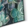 DEQORI Glasbild Echtglas 90x60 cm 'Sukkulente Pflanzen' Produktbild-Vorschau 5