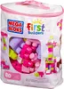 Sáček na stavebnice Mega Bloks růžový (80 dílků) Náhled obrázku produktu 26