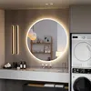 60cm Badspiegel Rund mit LED Beleuchtung Wandspiegel, Produktbild-Vorschau 3