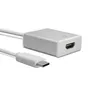 USB Typ C // HDMI Adapter Kabel Konverter Metallgehäuse Produktbild-Vorschau 2