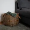 UNUS Korb aus Weide Weidenkorb rund mit 2 Griffen Ø 40 cm Produktbild-Vorschau 4
