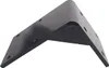 A black metal bracket on a white background. Produktbild-Vorschau