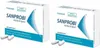Two boxes of Sanprobi Active & Sport probiotic supplements are shown side-by-side, with two capsules in the foreground. Produktbild-Vorschau