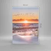 Bilder auf glas - Einteilig - Sonne Strand Vögel - 50x70cm Produktbild-Vorschau 3