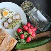 Sklenice na klíčky Relaxdays, se stojánkem a keramickou Náhled obrázku produktu 6