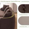Canapé modulaire incurvé forme L avec méridienne gauche – Voir les images du produit 8