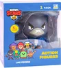 A product box for Brawl Stars action figures, featuring a large figure in the window and smaller character illustrations on the front. Anteprima dell’immagine prodotto
