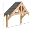 Tettoia in legno di quercia, copertura per porta a timpano, Anteprima dell’immagine prodotto 5