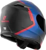 Bogotto H271 Wayke Klapphelm, schwarz matt/rot/blau, L Produktbild-Vorschau 3