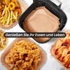 Carta forno per friggitrici ad aria KitchenBoss: 100 pezzi, Anteprima dell’immagine prodotto 7